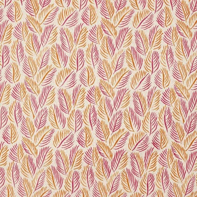 Raoul Dufy Armature Feuilles Linen in Hot Pink